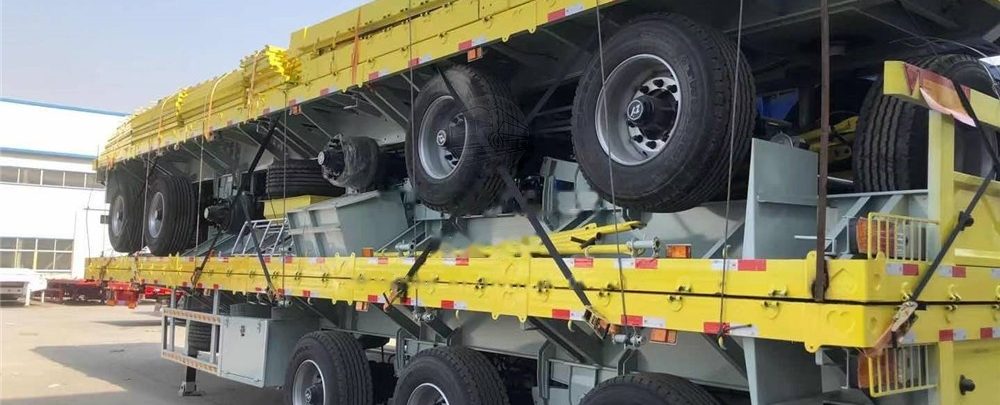 3-Axle 40ft Flatbed Semi Trailer