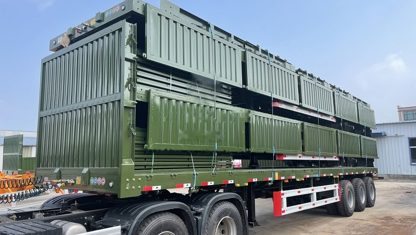 3-Axle Bulk Cargo Sidewall Semi Trailer - thumbnail 2