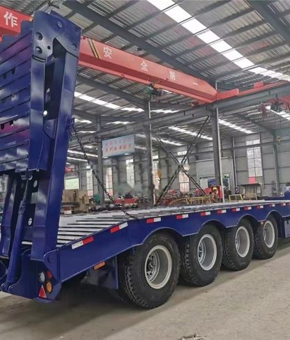 4-Axle 80T Lowbed Semi Trailer - thumbnail 2
